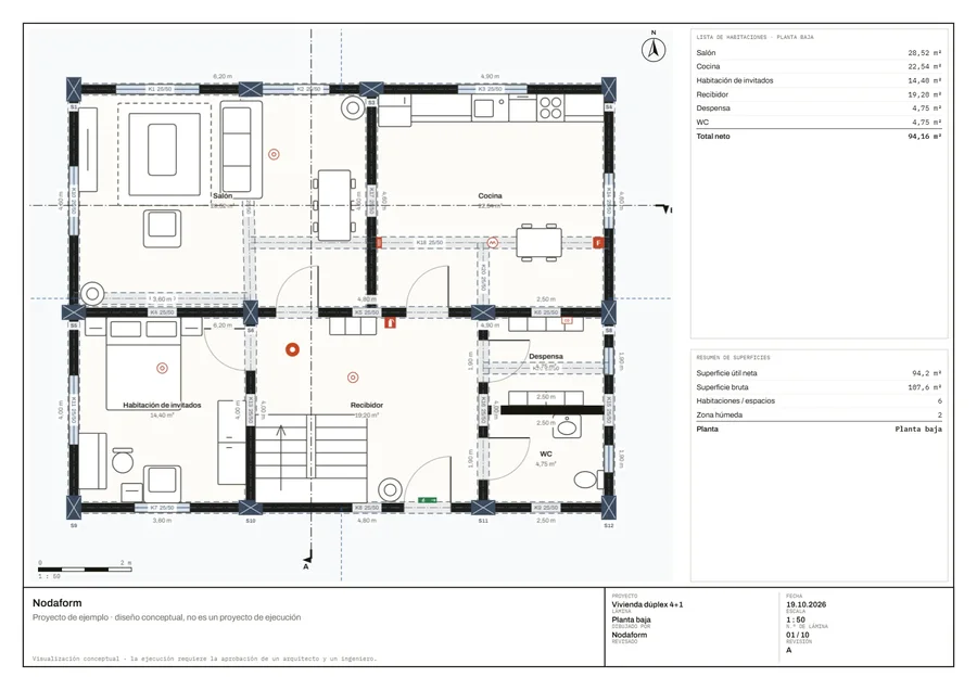 Plano de planta baja